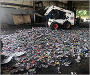 Pile of Aluminum at the Recycling Center